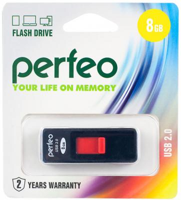 Perfeo USB Drive 8GB S03 Black PF-S03B008