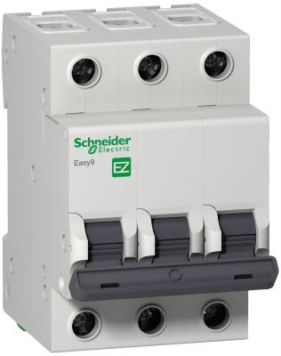Выключатель автоматический Schneider Electric EASY9 ВА 3П 40А C 4.5кА  3DIN 3полюса 82х54мм