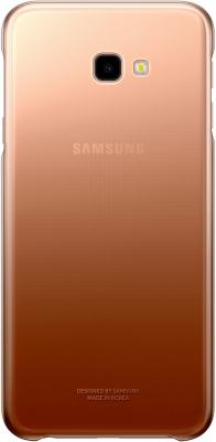 Чехол (клип-кейс) Samsung для Samsung Galaxy J4+ (2018) Gradation Cover золотистый (EF-AJ415CFEGRU)
