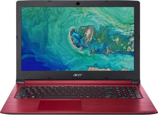 Ноутбук Acer Aspire A315-53G-37GP Core i3 8130U/4Gb/SSD256Gb/nVidia GeForce Mx130 2Gb/15.6"/FHD (1920x1080)/Windows 10 Single Language/red/WiFi/BT/Cam/4810mAh
