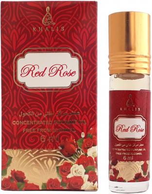 Масло парфюмерное унисекс Khalis Red Rose 6 мл KH215760