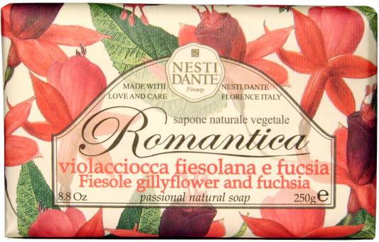 Мыло твердое Nesti Dante Fiesole Gillyflower & Fuchsia / Ароматы фиезоле и фуксия 250 гр 1308106