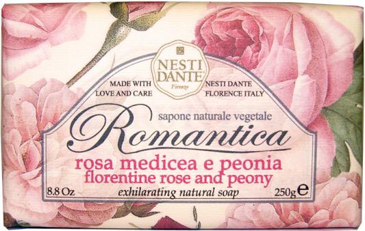 Мыло твердое Nesti Dante Florentine Rose & Peony / Флорентийская роза и пион 250 гр 1312106