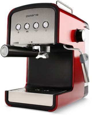 Кофеварка эспрессо Polaris PCM 1516E Adore Crema 850Вт красный