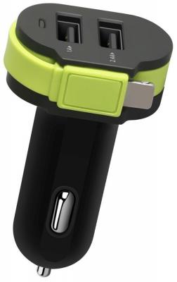 Автомобильное зарядное устройство Wiiix CH-U2-9-UTC 2 х USB 8-pin Lightning 2.1A черный