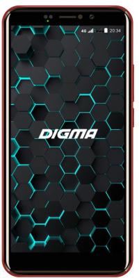 Смартфон Digma LINX PAY 4G 16 Гб красный