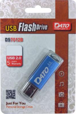 Фото - Флеш Диск Dato 8Gb DS7012 DS7012B-08G USB2.0 синий флеш диск dato 8gb db8001 db8001w 08g usb2 0 белый