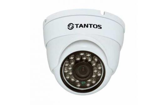 Камера IP Tantos TSi-Vecof22 (3.6) CMOS 1/2.7" 3.6 мм 1920 x 1080 H.264 10/100Base-TX Fast Ethernet белый