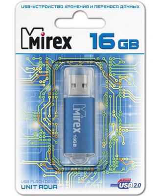 Флеш накопитель 16GB Mirex Unit, USB 2.0, Синий