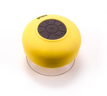 Колонка Bluetooth Gmini GM-BTS-025 3 Вт, жёлтая, водонепроницаемая