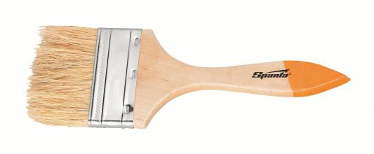 Кисть флейцевая SPARTA 824405  плоская slimline 3 (75 мм) натур. щетина деревянная руч.