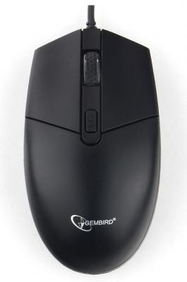 Gembird MOP-500H черный, USB, {2кн.+колесо-кнопка + DPI, 2400DPI, подогрев}