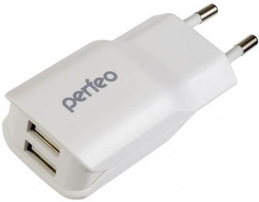 Сетевое зарядное устройство Perfeo PF_A4130 2.1A белый