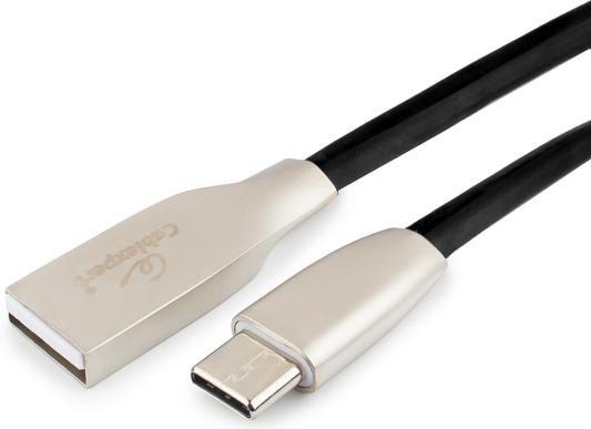 Кабель USB 2.0 Type-C Cablexpert Gold ромбовидный черный CC-G-USBC01Bk-0.5M