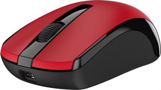 Мышь беспроводная Genius ECO-8100 (31030004403) красный USB + радиоканал