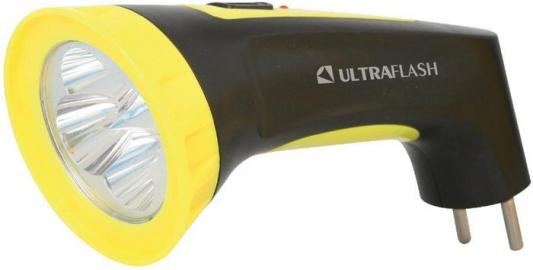 Фонарь ручной Ultraflash LED3804M чёрный желтый