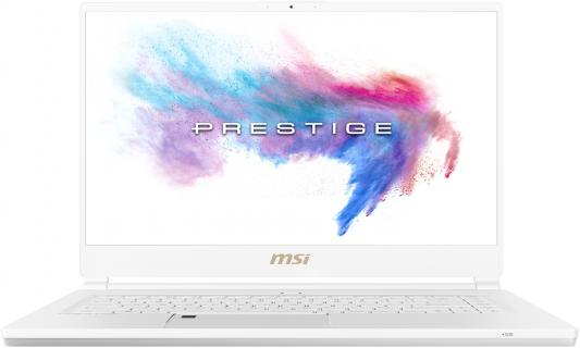 Ноутбук MSI P65 Creator 8RF-497 Core i7 8750H/16Gb/SSD256Gb/nVidia GeForce GTX 1070 8Gb/15.6"/IPS/FHD (1920x1080)/Windows 10/white/WiFi/BT/Cam