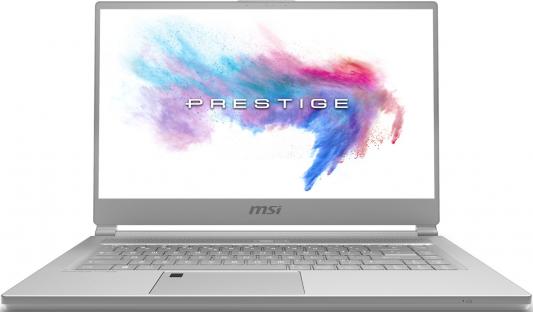 Ноутбук MSI P65 Creator 8RE-076XRU Core i7 8750H/16Gb/SSD256Gb/nVidia GeForce GTX 1060 6Gb/15.6"/IPS/FHD (1920x1080)/noOS/silver/WiFi/BT/Cam