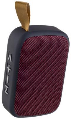 Perfeo Bluetooth-колонка "BRICK" MP3, microSD, USB, AUX, мощность 3Вт, 500mAh, красная