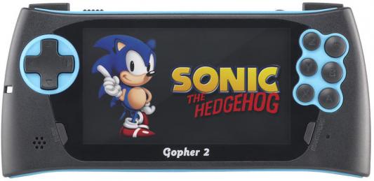 SEGA Genesis Gopher 2 LCD 4.3", +500 игр (синяя)