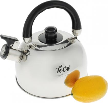 120-TC Чайник TECO, 2,0 л, со свистком, нерж.сталь