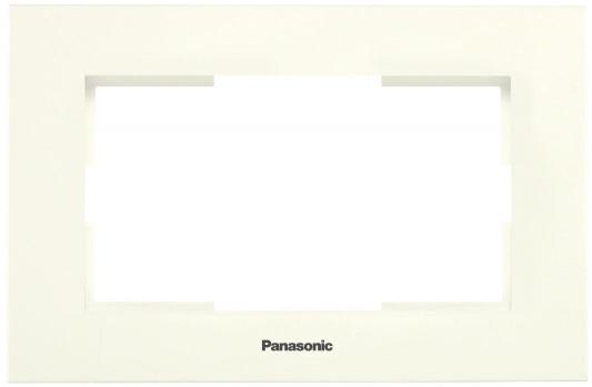 Рамка PANASONIC WKTF0809-2BG-RES Karre Plus для 2-й розетки крем