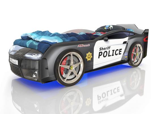 Кровать-машина 160х70см Romack Kiddy (полиция)