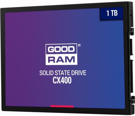 Твердотельный накопитель SSD 2.5" 1 Tb Goodram SSDPR-CX400-01T Read 550Mb/s Write 490Mb/s TLC