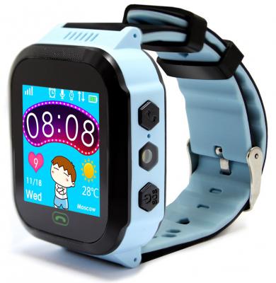 Смарт-часы Ginzzu GZ-502 1.44" IPS голубой (00-00001272)