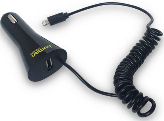Автомобильное зарядное устройство CBR Human Friends Spiraler L USB 8-pin Lightning 2.1A черный