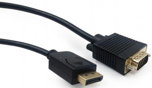 Кабель DisplayPort 5м Gembird CCP-DPM-VGAM-5M круглый черный