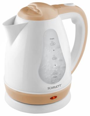 Чайник электрический Scarlett SC-EK18P48 1700 Вт белый 1.8 л пластик