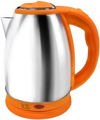 Чайник электрический Irit IR-1347 1500 Вт оранжевый 1.8 л нержавеющая сталь