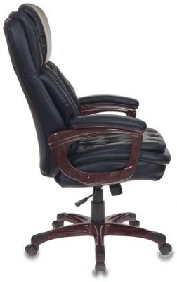 Кресло руководителя Бюрократ T-9918/BLACK черный рец.кожа/кожзам
