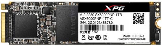 Твердотельный накопитель SSD M.2 1 Tb A-Data XPG SX6000 Pro Read 2100Mb/s Write 1400Mb/s TLC