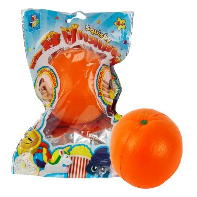 Антистрессовая игрушка апельсин 1toy Апельсин полимер оранжевый 6,5 см