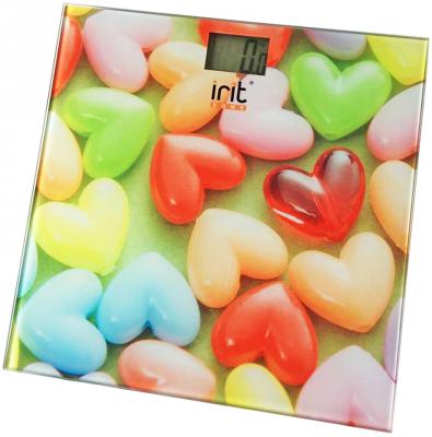 Весы напольные Irit IR-7259 разноцветный рисунок