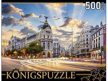 Пазлы 500 Испания. Мадрид. Отель Гран Виа