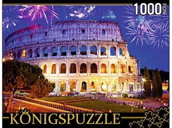 Пазлы 1000 Италия. Ночной Колизей