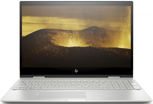 Ноутбук HP Envy x360 15-cn1004ur 15.6" 1920x1080 Intel Core i5-8265U 256 Gb 8Gb Bluetooth 5.0 nVidia GeForce MX150 4096 Мб серебристый Windows 10 Home 5CR65EA