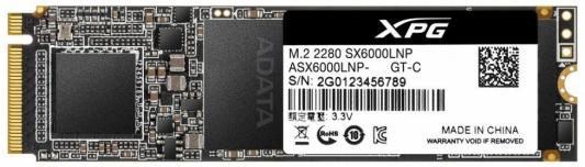 Твердотельный накопитель SSD M.2 128 Gb A-Data ASX6000LNP-128GT-C Read 730Mb/s Write 660Mb/s 3D NAND TLC