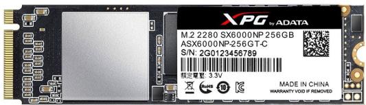Твердотельный накопитель SSD M.2 256 Gb A-Data ASX6000LNP-256GT-C Read 1800Mb/s Write 900Mb/s 3D NAND TLC