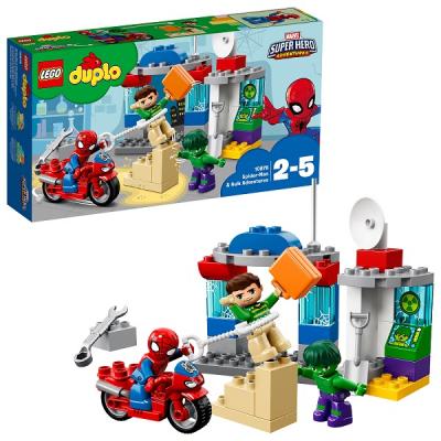 Конструктор LEGO Приключения Человека-паука и Халка 38 элементов 10876