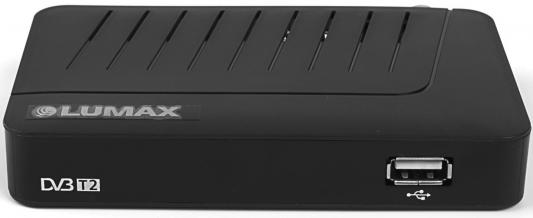 Приставка DVB-T2 LUMAX/ GX3235S, Пластик, Dolby Digital, Wi-Fi, IPTV-плейлисты, YouTube, Кинозал LUMAX (более 500 фильмов), MEGOGO, 3RCA, USB, HDMI внешний блок питания