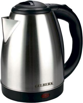 Чайник электрический Gelberk GL-333 1500 Вт серебристый 1.8 л нержавеющая сталь