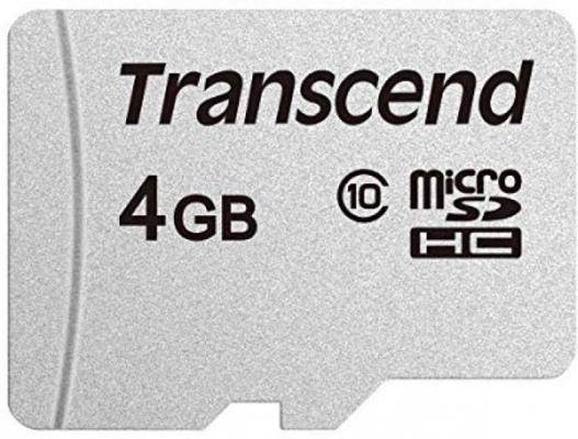 Карта памяти microSDHC 4Gb Transcend 300S