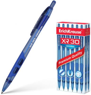 Ручка шариковая автоматическая Erich Krause XR-30 Original 17721 синий 0.35 мм erich krause пенал книжка erich krause foxes без наполнения