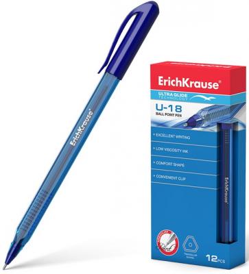 Ручка шариковая Erich Krause U-18, Ultra Glide Technology 32534 синий 0.5 мм