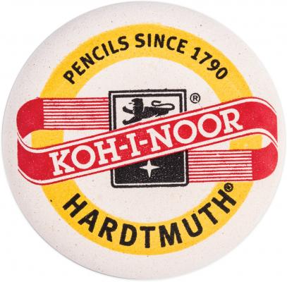 Резинка стирательная Koh-i-Noor Pencils since 1790 1 шт круглый