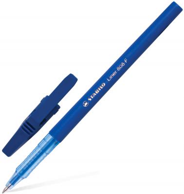 Ручка шариковая Stabilo Liner синий 0.3 мм